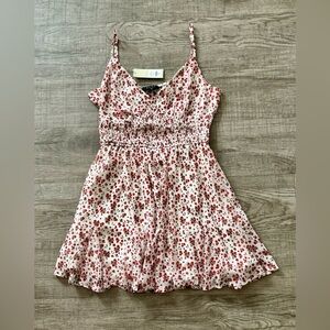 NWT TRIXXI Floral Spaghetti Strap Fairy Vibe Strapless Dress Size M